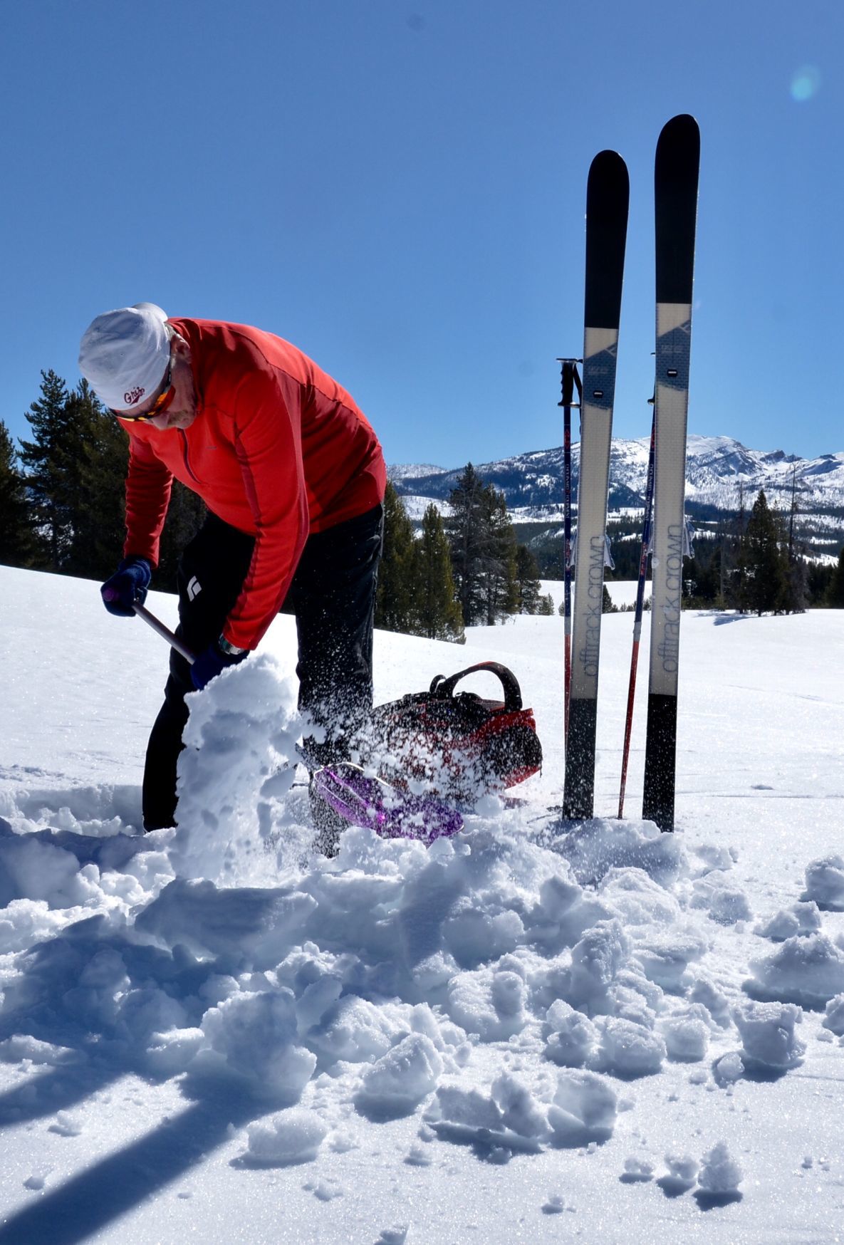 Snow pit